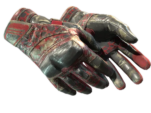 ★ Moto Gloves | Blood Pressure (Well-Worn)