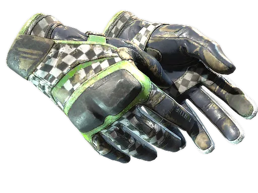 ★ Moto Gloves | Finish Line (Well-Worn)