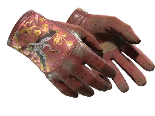 ★ Driver Gloves | Brocade Crane (Well-Worn)
