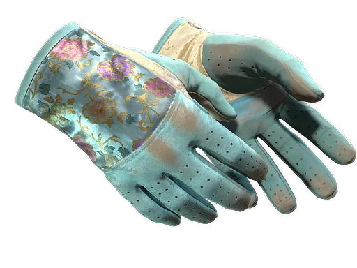 ★ Driver Gloves | Brocade Flowers (Well-Worn)