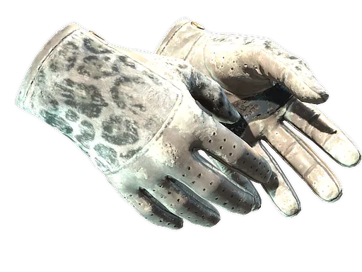 ★ Driver Gloves | Snow Leopard (Well-Worn)
