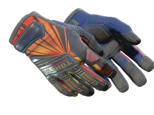 ★ Specialist Gloves | Sunburst (Well-Worn)