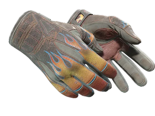 ★ Sport Gloves | Blaze (Well-Worn)