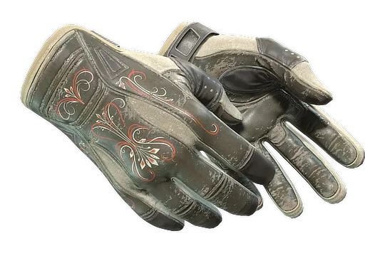 ★ Sport Gloves | Creme Pinstripe (Well-Worn)