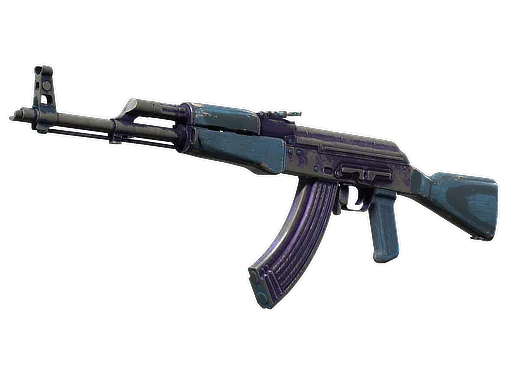 Souvenir AK-47 | Midnight Laminate (Well-Worn)