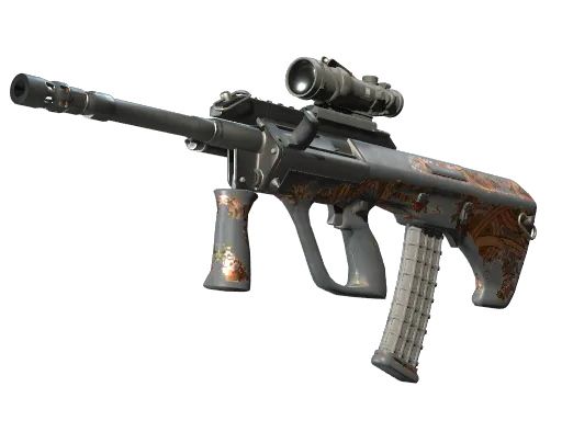 AUG | Flame Jörmungandr (Well-Worn)