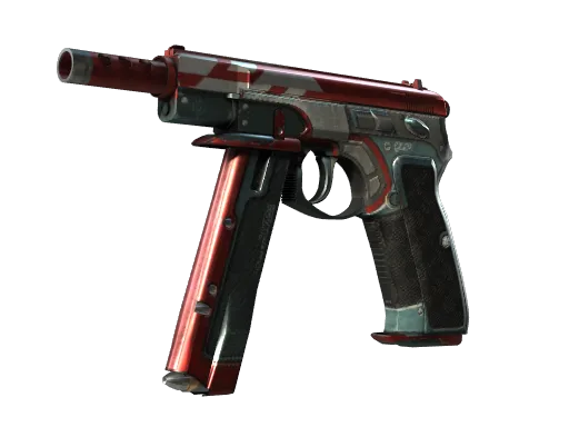 CZ75-Auto | Red Astor (Field-Tested)