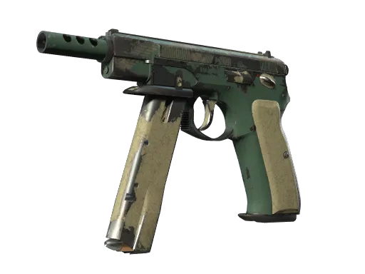 CZ75-Auto | Green Plaid (Well-Worn)