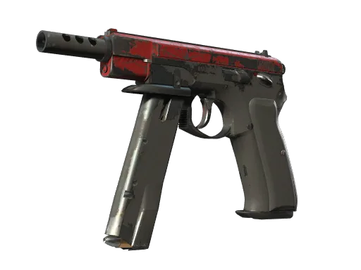CZ75-Auto | Crimson Web (Well-Worn)