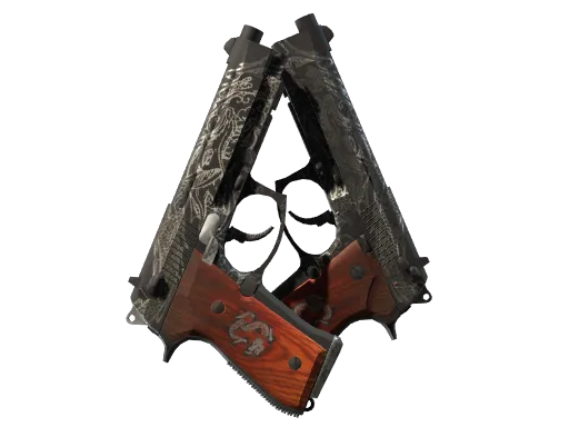 StatTrak™ Dual Berettas | Dualing Dragons (Field-Tested)