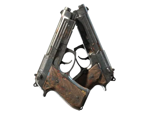 Dual Berettas | Hideout (Well-Worn)