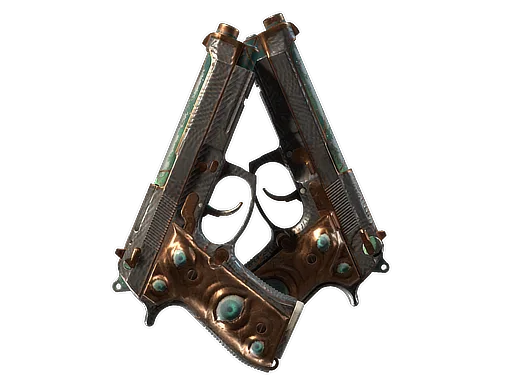 StatTrak™ Dual Berettas | Angel Eyes (Well-Worn)