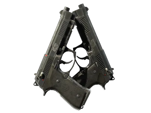 StatTrak™ Dual Berettas | Elite 1.6 (Well-Worn)
