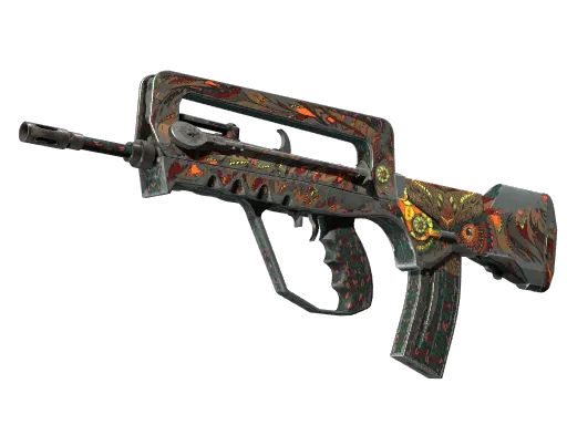 StatTrak™ FAMAS | Eye of Athena (Battle-Scarred)