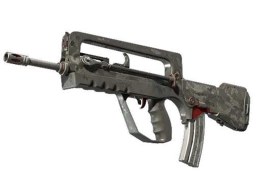 FAMAS | Grey Ghost (Well-Worn)