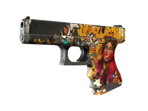 StatTrak™ Glock-18 | Bullet Queen (Well-Worn)