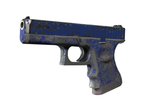 Souvenir Glock-18 | Blue Fissure (Well-Worn)