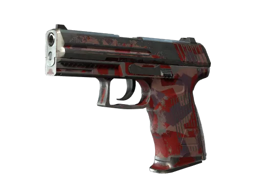 P2000 | Red FragCam (Well-Worn)