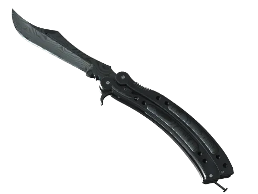 ★ Butterfly Knife | Damascus Steel (Well-Worn)