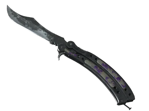 ★ Butterfly Knife | Ultraviolet (Well-Worn)