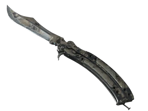 ★ StatTrak™ Butterfly Knife | Scorched (Well-Worn)