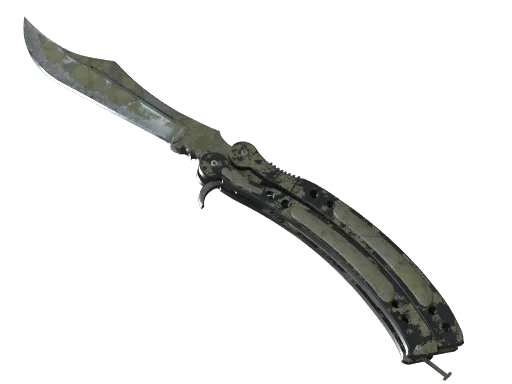 ★ StatTrak™ Butterfly Knife | Safari Mesh (Well-Worn)