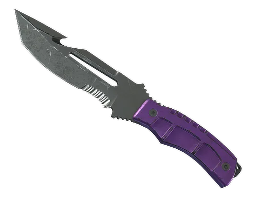 ★ Survival Knife | Ultraviolet (Well-Worn)