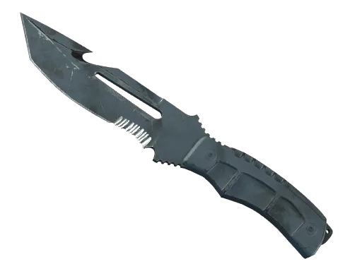 ★ Survival Knife | Night Stripe (Well-Worn)
