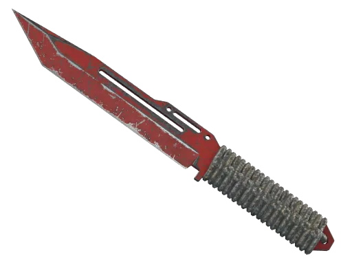 ★ Paracord Knife | Crimson Web (Well-Worn)
