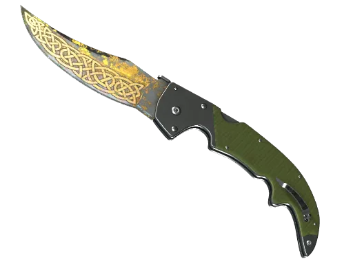 ★ Falchion Knife | Lore (Well-Worn)