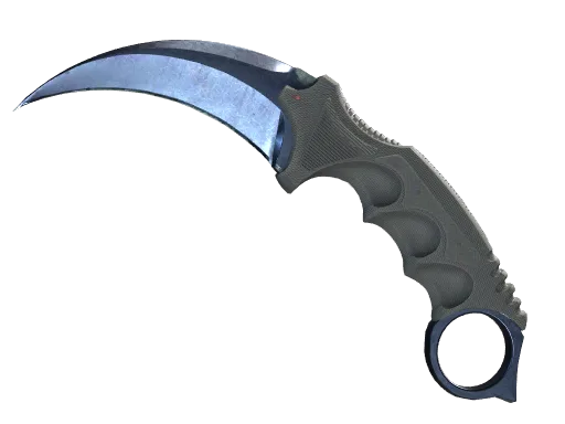 ★ Karambit | Blue Steel (Well-Worn)