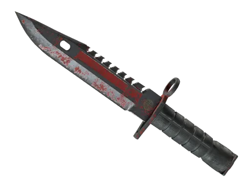 ★ M9 Bayonet | Crimson Web (Well-Worn)