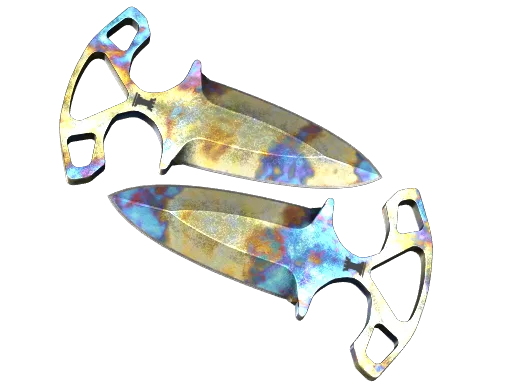 ★ Shadow Daggers | Case Hardened (Well-Worn)