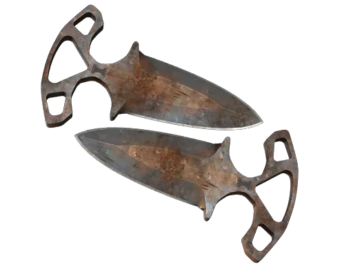 ★ Shadow Daggers | Rust Coat (Battle-Scarred)