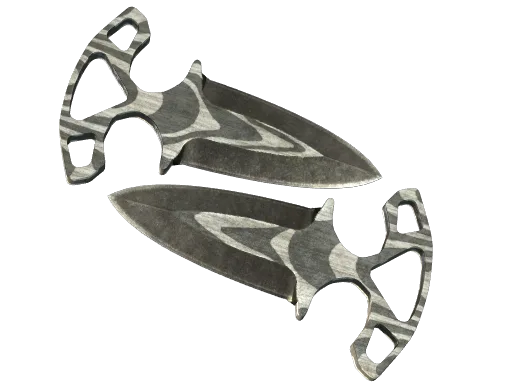 ★ Shadow Daggers | Black Laminate (Well-Worn)