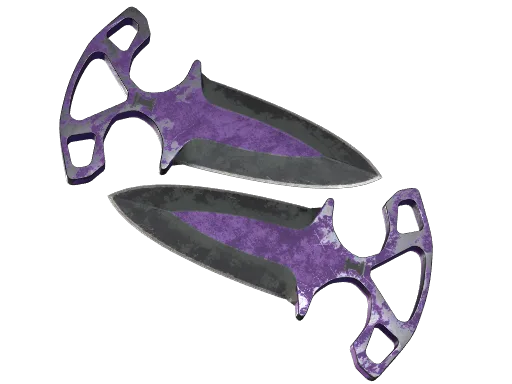 ★ Shadow Daggers | Ultraviolet (Well-Worn)