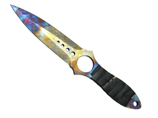 ★ Skeleton Knife | Case Hardened (Well-Worn)