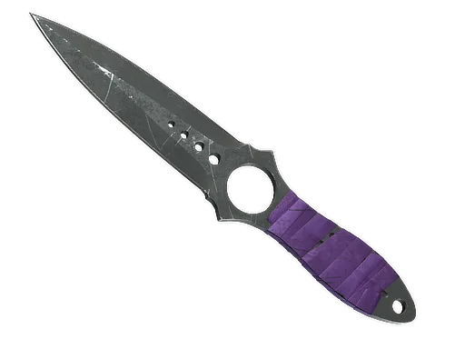 ★ Skeleton Knife | Ultraviolet (Well-Worn)