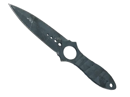 ★ Skeleton Knife | Night Stripe (Battle-Scarred)
