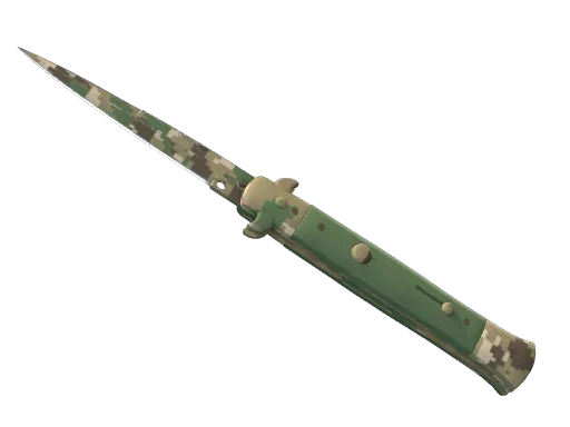 ★ Stiletto Knife | Forest DDPAT (Field-Tested)