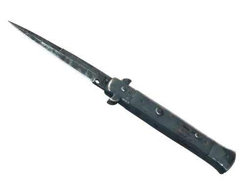 ★ Stiletto Knife | Night Stripe (Well-Worn)