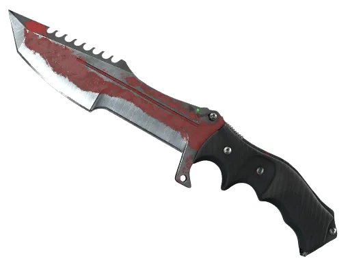 ★ Huntsman Knife | Crimson Web (Battle-Scarred)