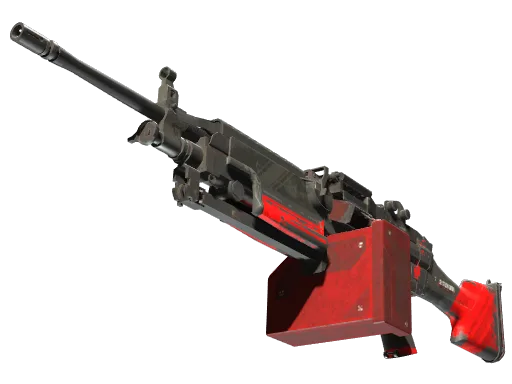 StatTrak™ M249 | System Lock (Well-Worn)