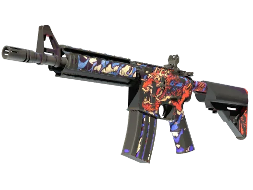 M4A4 | 龍王 (Dragon King) (Well-Worn)