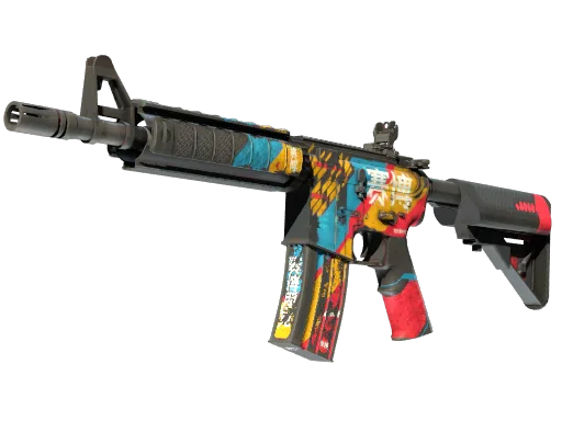 M4A4 | Cyber Security (Well-Worn)