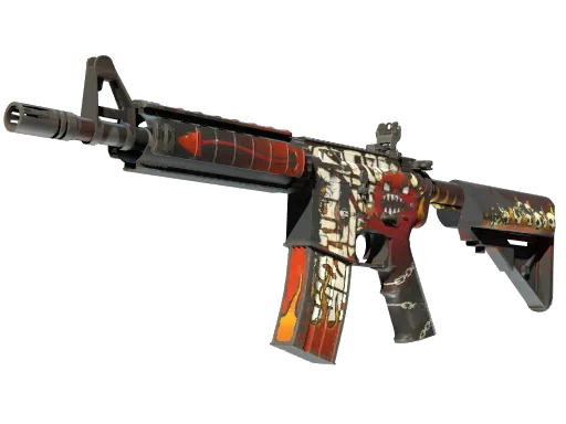 StatTrak™ M4A4 | Hellfire (Field-Tested)