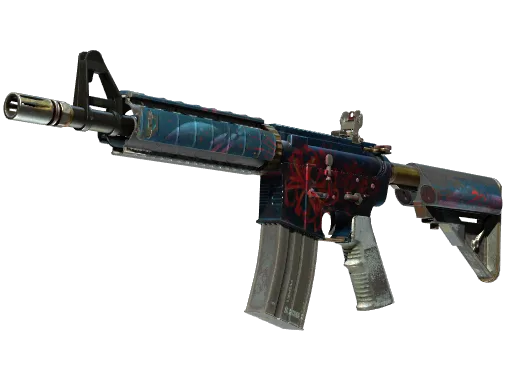 M4A4 | Spider Lily (Well-Worn)