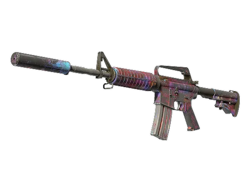 M4A1-S | Glitched Paint (Well-Worn)