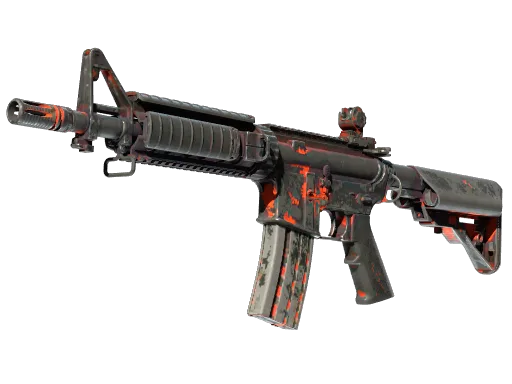 M4A4 | Radiation Hazard (Well-Worn)