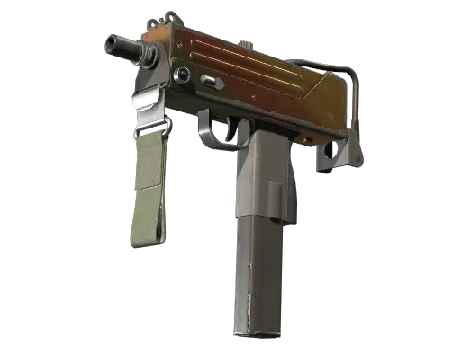 MAC-10 | Amber Fade (Well-Worn)